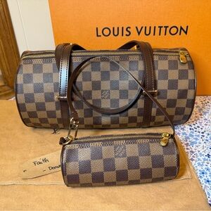 Louis Vuitton Brown Damier Canvas Papillon 30
